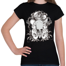 PRINTFASHION angel - Női póló - Fekete női póló