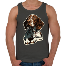 PRINTFASHION Angol vizsla pointer - Férfi atléta - Sötétszürke atléta, trikó