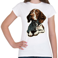 PRINTFASHION Angol vizsla pointer - Női póló - Fehér női póló