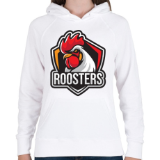 PRINTFASHION Angry bird - Női kapucnis pulóver - Fehér