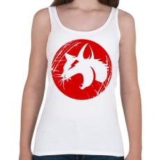 PRINTFASHION Angry cat - Női atléta - Fehér