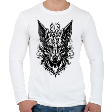 PRINTFASHION angry cerberus - Férfi hosszú ujjú póló - Fehér