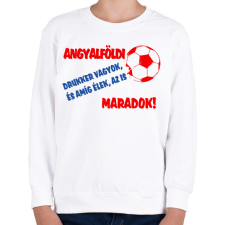 PRINTFASHION Angyalföldi drukker - Gyerek pulóver - Fehér gyerek pulóver, kardigán