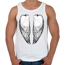 PRINTFASHION Angyalszárny (zárt) - Férfi atléta - Fehér