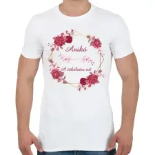 PRINTFASHION Anikó - Férfi póló - Fehér férfi póló