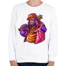 PRINTFASHION ANIMAL - Gyerek pulóver - Fehér gyerek pulóver, kardigán