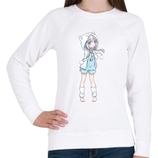 PRINTFASHION anime - Női pulóver - Fehér női pulóver, kardigán