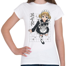 PRINTFASHION Animés csaj - Női póló - Fehér