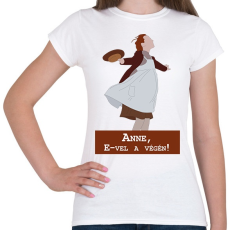 PRINTFASHION Anne, E-vel a végén! - Széllel szemben - Női póló - Fehér