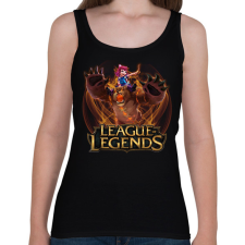 PRINTFASHION Annie - Női atléta - Fekete női trikó