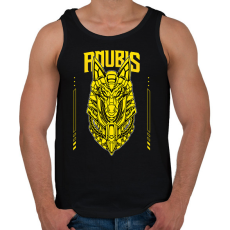 PRINTFASHION Anubis - Férfi atléta - Fekete