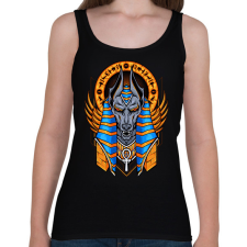 PRINTFASHION Anubis - Női atléta - Fekete női trikó