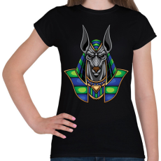 PRINTFASHION anubis - Női póló - Fekete
