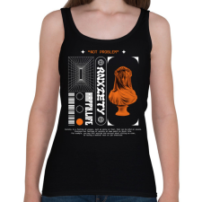 PRINTFASHION Anxiety - Női atléta - Fekete női trikó