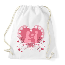 PRINTFASHION Anya2 - Sportzsák, Tornazsák - Fehér tornazsák