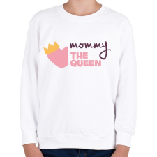 PRINTFASHION Anya a királynő - Gyerek pulóver - Fehér gyerek pulóver, kardigán