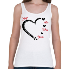 PRINTFASHION Anya és gyerekek - Női atléta - Fehér női trikó