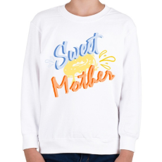 PRINTFASHION anya fánkos - Gyerek pulóver - Fehér