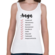 PRINTFASHION Anya feladatkörök - Női atléta - Fehér