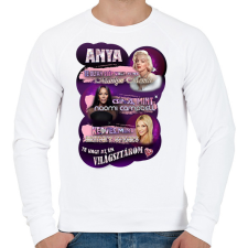 PRINTFASHION anya - Férfi pulóver - Fehér férfi pulóver, kardigán