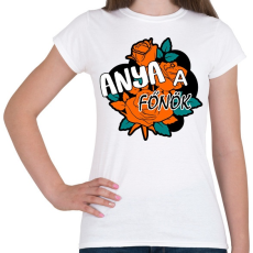 PRINTFASHION anya főnök - Női póló - Fehér