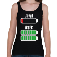 PRINTFASHION Anya - Ikrek - Női atléta - Fekete