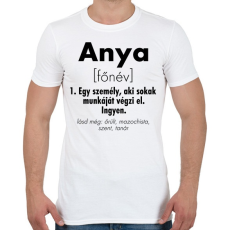 PRINTFASHION Anya jelentése - Férfi póló - Fehér