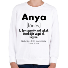 PRINTFASHION Anya jelentése - Gyerek pulóver - Fehér gyerek pulóver, kardigán