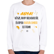 PRINTFASHION Anya! Köszi, hogy felneveltél - Gyerek pulóver - Fehér gyerek pulóver, kardigán