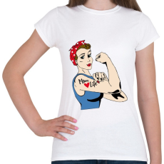PRINTFASHION Anya - Női póló - Fehér
