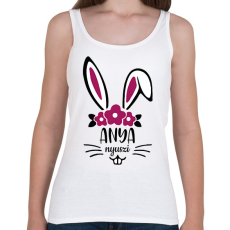 PRINTFASHION Anya nyuszi - Női atléta - Fehér