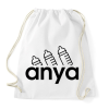 PRINTFASHION Anya - Sportzsák, Tornazsák - Fehér