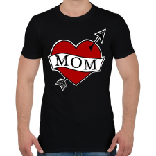 PRINTFASHION Anya tetkó oldskull - Férfi póló - Fekete férfi póló