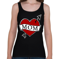 PRINTFASHION Anya tetkó oldskull - Női atléta - Fekete