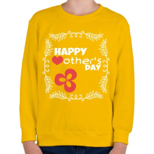 PRINTFASHION Anyák napja!  - Gyerek pulóver - Sárga gyerek pulóver, kardigán