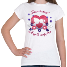 PRINTFASHION Anyák napja - Női póló - Fehér