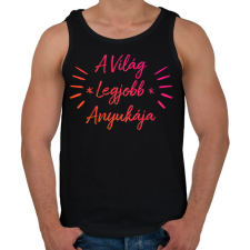 PRINTFASHION Anyának - Férfi atléta - Fekete atléta, trikó
