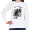 PRINTFASHION ANYATIGRISblackandwithe - Női pulóver - Fehér