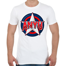 PRINTFASHION ANYU - Férfi póló - Fehér férfi póló