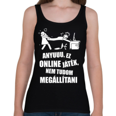 PRINTFASHION Anyuuu, ez online játék - Női atléta - Fekete