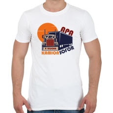 PRINTFASHION Apa a legjobb kamionsofőr - Férfi póló - Fehér