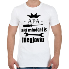 PRINTFASHION Apa aki... - Férfi póló - Fehér