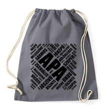 PRINTFASHION APA - Sportzsák, Tornazsák - Grafitszürke tornazsák
