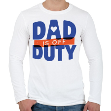 PRINTFASHION Apa-szünet - Férfi hosszú ujjú póló - Fehér férfi póló