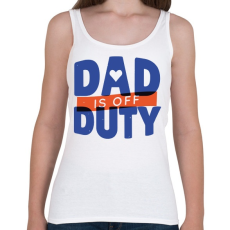 PRINTFASHION Apa-szünet - Női atléta - Fehér