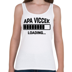 PRINTFASHION Apa viccek - loading... - Női atléta - Fehér