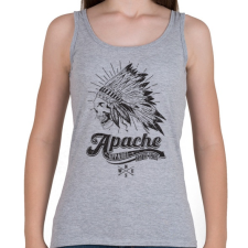 PRINTFASHION Apacs - Női atléta - Sport szürke női trikó