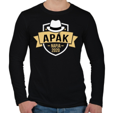 PRINTFASHION Apák napja 2020 - Férfi hosszú ujjú póló - Fekete férfi póló