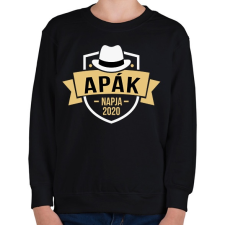 PRINTFASHION Apák napja 2020 - Gyerek pulóver - Fekete gyerek pulóver, kardigán