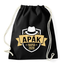 PRINTFASHION Apák napja 2020 - Sportzsák, Tornazsák - Fekete tornazsák